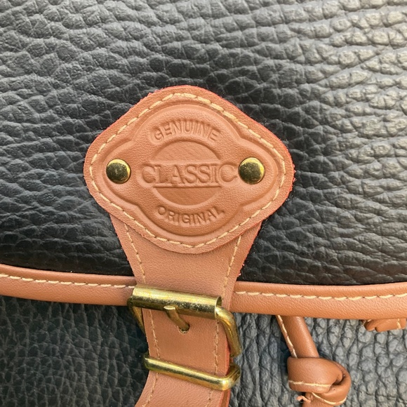 VTG Y2K Dover Genuine Classic Original Pebbled Vegan Leather Backpack NWT - Picture 2 of 4